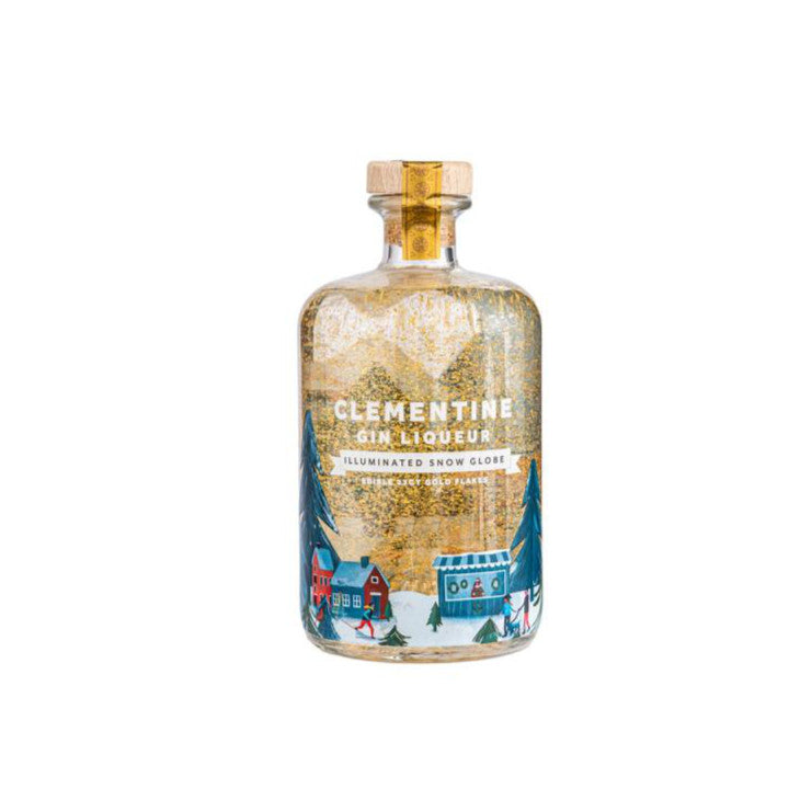 Clementine Gin Liqueur Illuminated Snow Globe