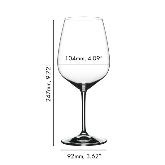 Riedel Extreme Cabernet 2 wine glasses