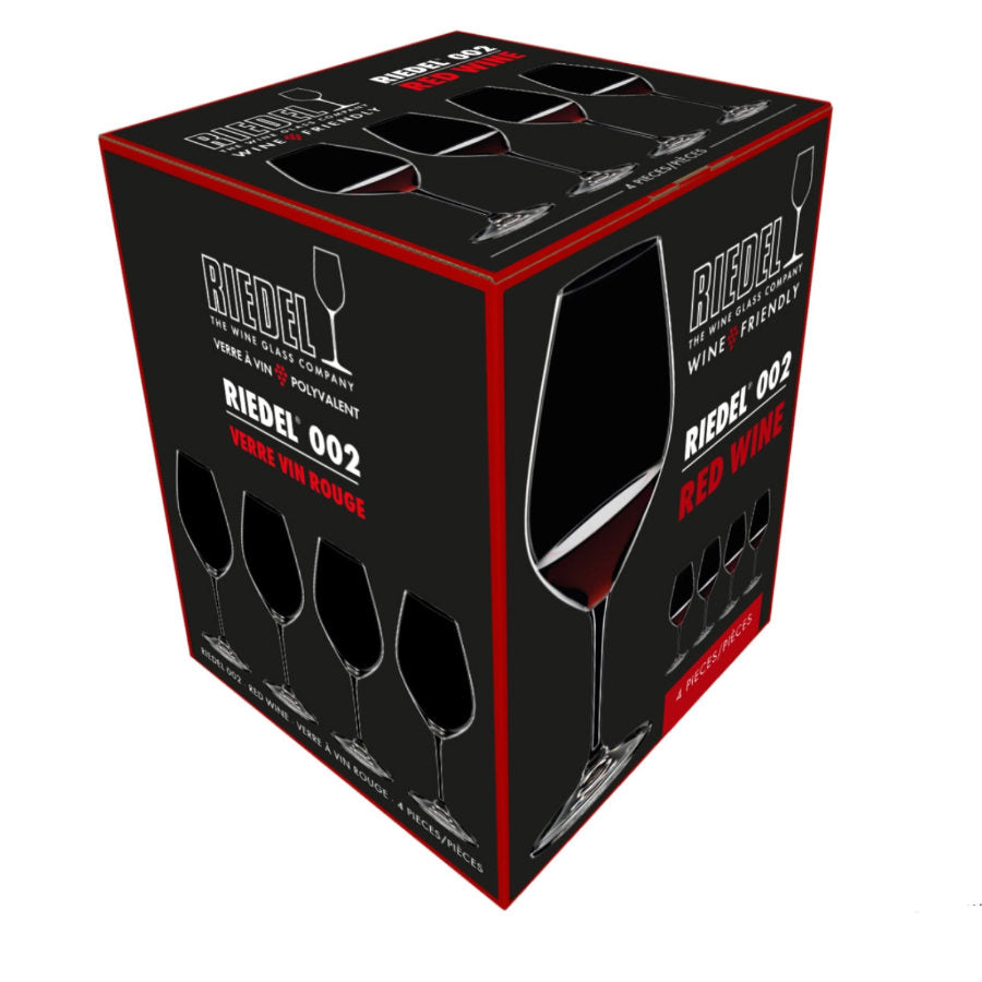 Riedel Wine Friendly Red 4 wine glasses