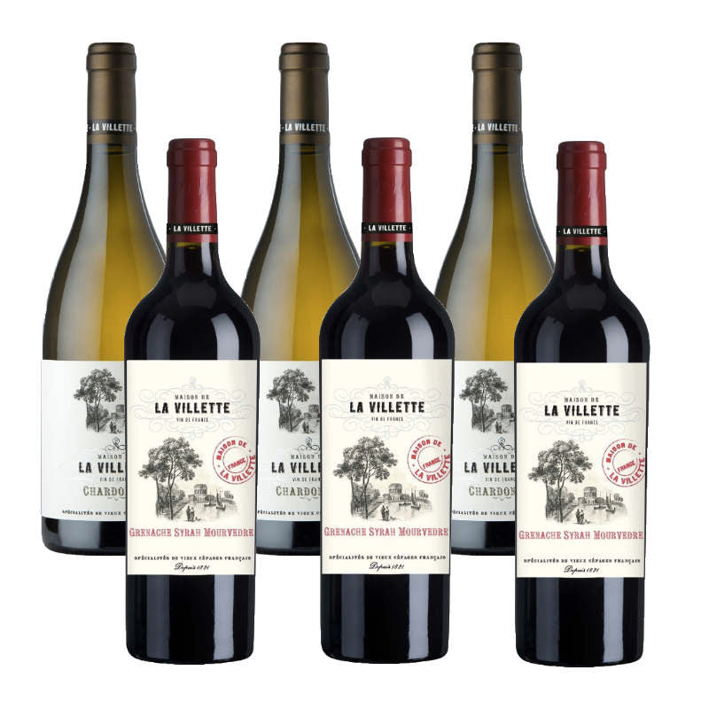 Maison de la Villette GSM - Grenache, Syrah, Mourvedre - French Red Wine