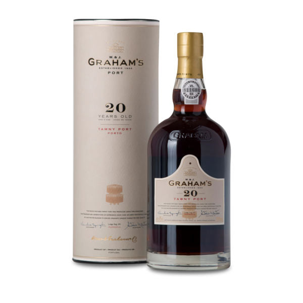 Graham's 20 Years Tawny in a gift tube
