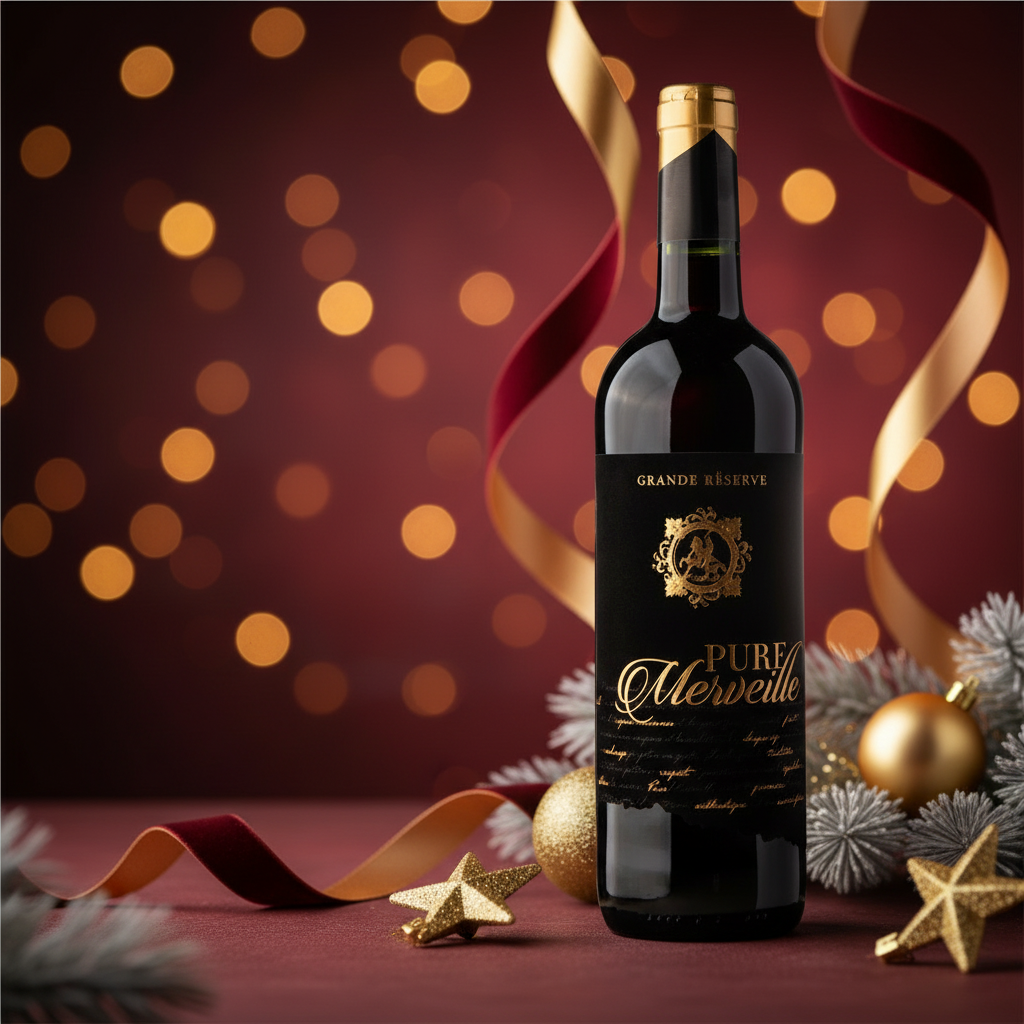 Julevinen 2025 Pure Merveille Banner - Uden tekst