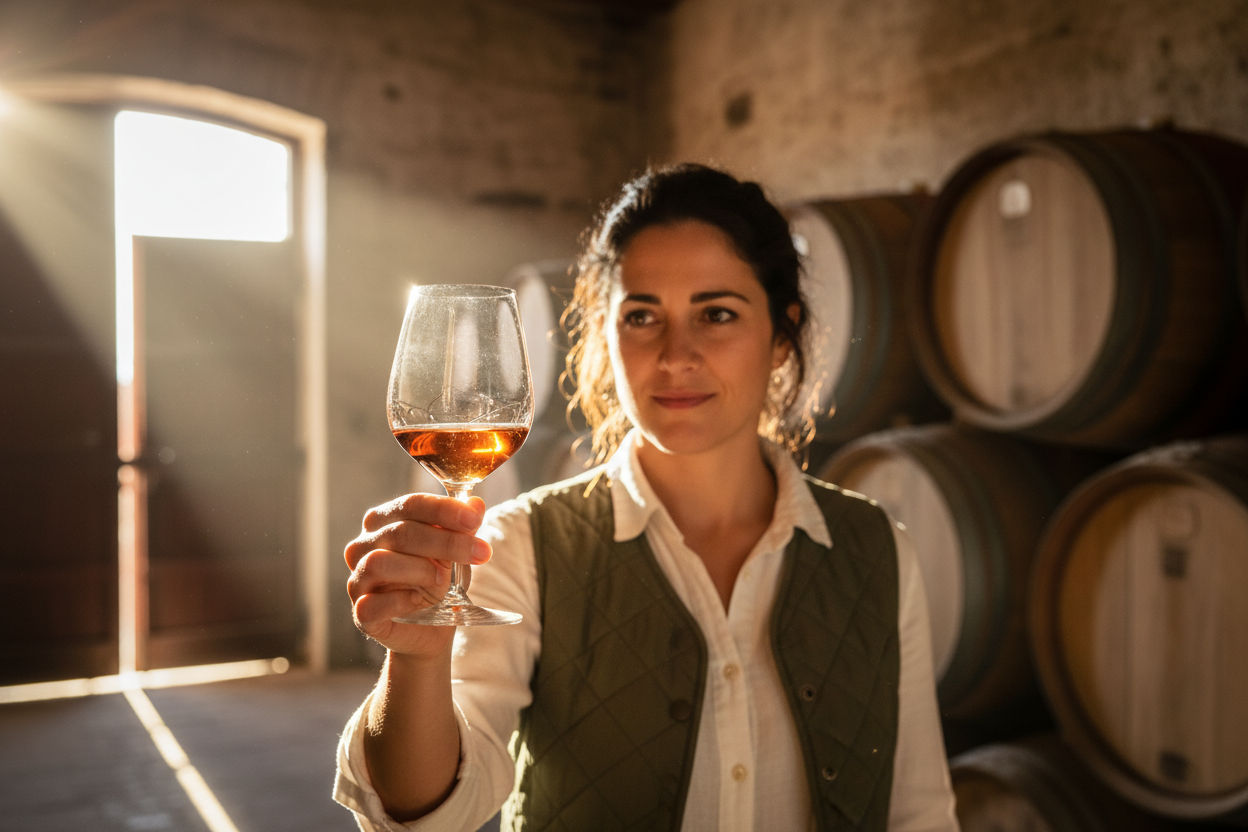 Portvin Vinmager - Bokeh Komposition