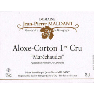 Jean Pierre Maldant - Marechaudes 2012 - Aloxe-Corton 1. Cru - Bourgogne-TastingClub