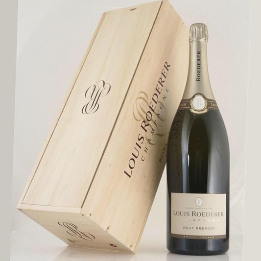 Louis Roederer Brut Premier Champagne Methuselah 6 liter i trækasse-TastingClub